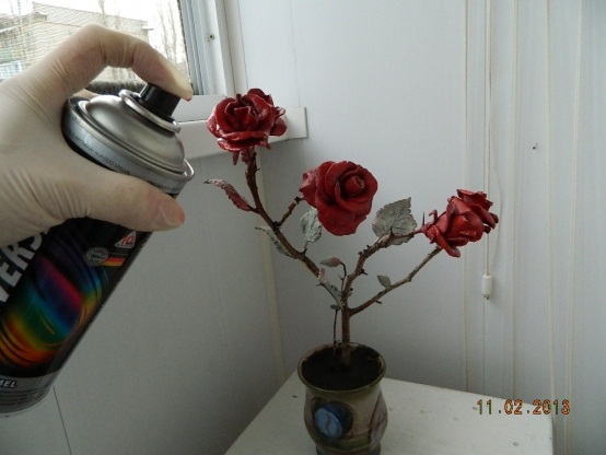 So machen Sie Schritt für Schritt eine Rose aus Ahornblättern und einem Baum. Meisterkurs für Anfänger
