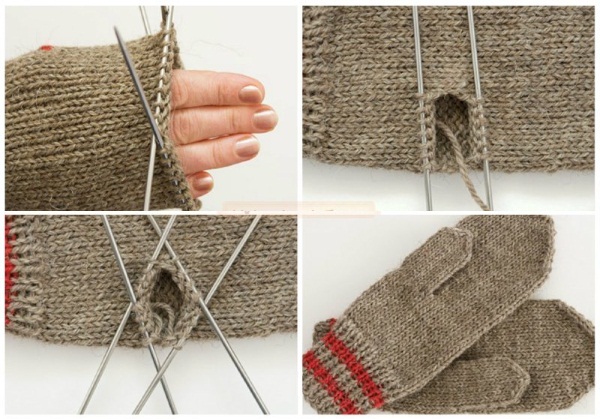 So stricken Sie Fäustlinge mit Stricknadeln. Meisterklasse, Diagramme und Beschreibung für Anfänger