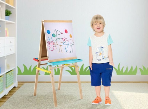 So bauen Sie mit Ihren eigenen Händen eine Staffelei. Zeichnungen mit Maßangaben Tischplatte, Kinder zum Zeichnen, faltbar, zerlegbar, Cracker