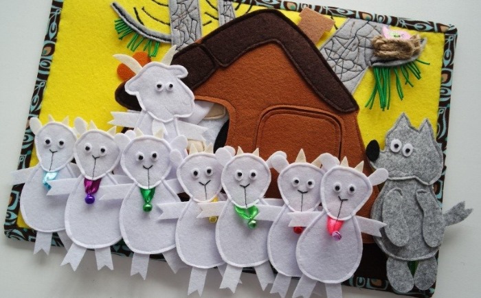 DIY-Fingertheater aus Filz. Muster, Vorlagen, Meisterkurse