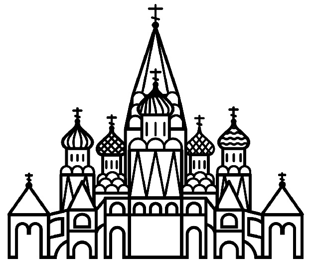 St. Basil's Cathedral Pictures for Kids. Drawing Master Class for Preschoolers. Drawings