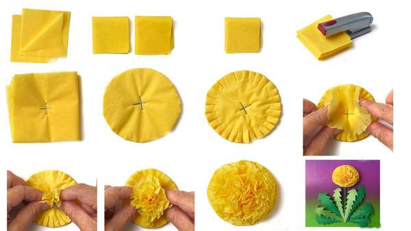 DIY-Papierblume. So machen Sie Schritt für Schritt voluminöse Blumen