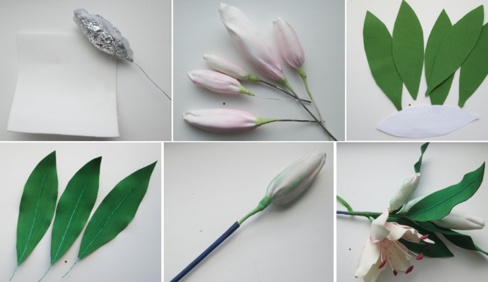 פרחים DIY עשויים מנייר צבעוני. תבניות, תבניות של פואמירן. כיתת אמן