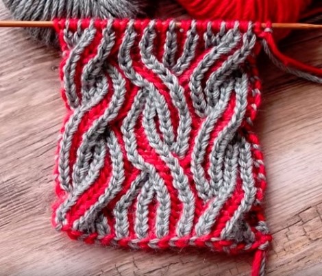 Stricken mit Nadeln in Brioche-Technik. Muster, Diagramm, Foto, Anleitung für Anfänger