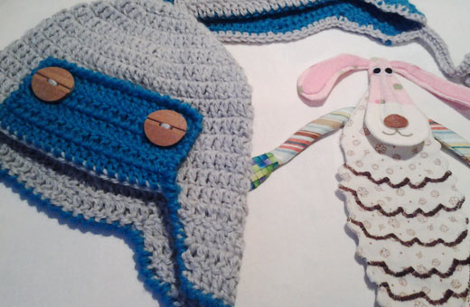 Häkelmütze für Kinder mit Ohren. Strickanleitung mit Beschreibung für Anfänger
