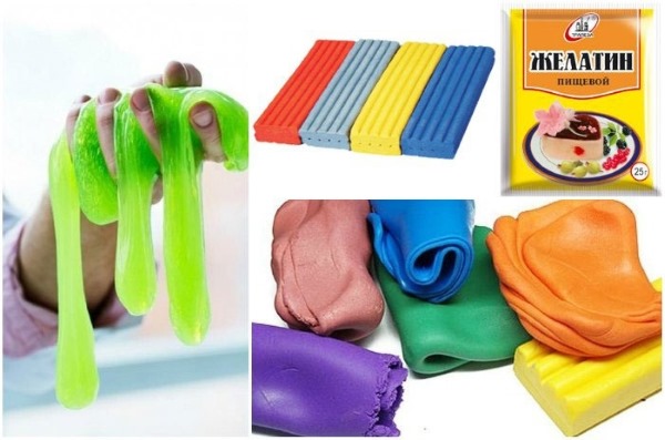 Wie man Schleim (Lizun) aus Plastilin, PVA-Kleber, Gelatine und Natriumtetraborat Schritt für Schritt mit Fotos herstellt