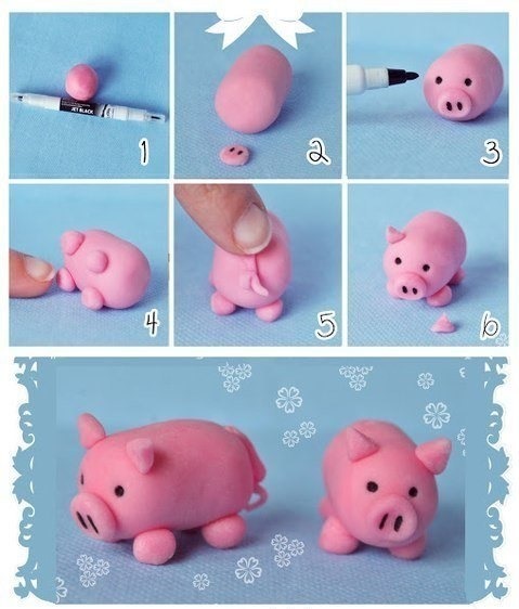 Basteln aus leichtem Plastilin für Kinder Schritt für Schritt mit Fotos. Schlüsselanhänger, Tiere, Blumen, Puppenkleidung, Lebensmittel, Figuren. Video