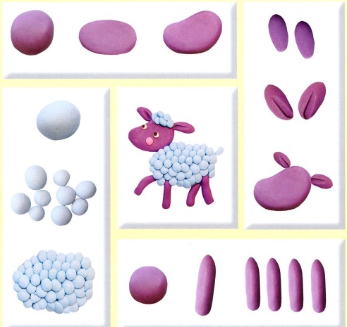 Basteln aus Plastilin für Kinder von 2-3-4-5-6 Jahren mit eigenen Händen Schritt für Schritt Fotos und Bilder