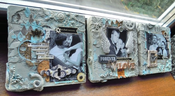 Scrapbooking für Anfänger Schritt für Schritt mit Fotos. Album von Grund auf, Postkarten für Mädchen, Jungen