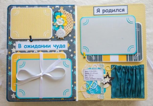 Scrapbooking für Anfänger Schritt für Schritt mit Fotos. Album von Grund auf, Postkarten für Mädchen, Jungen