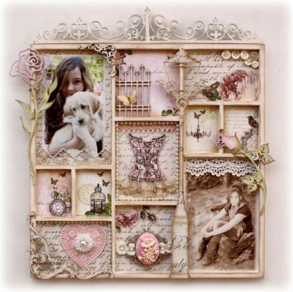 Scrapbooking für Anfänger Schritt für Schritt mit Fotos. Album von Grund auf, Postkarten für Mädchen, Jungen