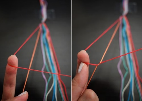Wie man Kugeln aus Fäden webt. Muster von Armbändern für Anfänger aus Zahnseide, Video-Tutorials