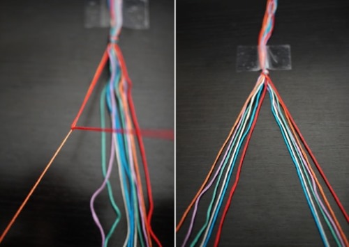 Wie man Kugeln aus Fäden webt. Muster von Armbändern für Anfänger aus Zahnseide, Video-Tutorials