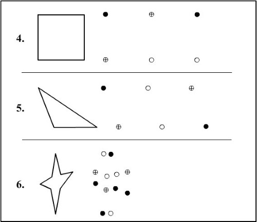 Figuren aus geometrischen Formen. Bilder für Kinder, Vorschulkinder, 1.-2. Klasse. Vorlagen für Bewerbungen
