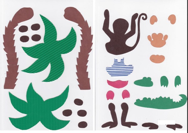 Figuren aus geometrischen Formen. Bilder für Kinder, Vorschulkinder, 1.-2. Klasse. Vorlagen für Bewerbungen
