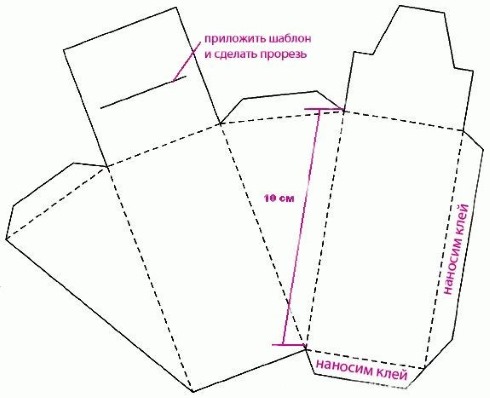 Wie man eine Schachtel aus Papier, Pappe, ohne Kleber mit Deckel, eine Überraschung macht