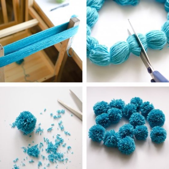 So stellen Sie mit Ihren eigenen Händen einen Pompon aus Garn für eine Mütze her. Schritt-für-Schritt-Anleitung, Fotos