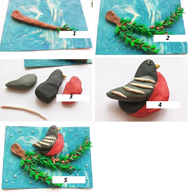 Plastilin-Modellieren für Kinder im Alter von 5-6 Jahren im Kindergarten. Schritt-für-Schritt-Anleitung mit Fotos