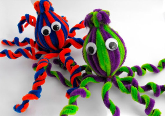 DIY-Bastelarbeiten aus Fuzzy-Draht für Kinder Schritt für Schritt. Meisterklasse, Foto