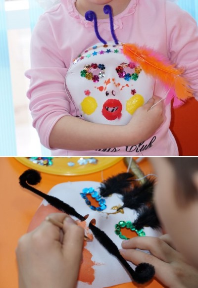DIY-Bastelarbeiten aus Fuzzy-Draht für Kinder Schritt für Schritt. Meisterklasse, Foto