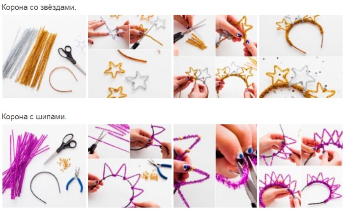 DIY-Bastelarbeiten aus Fuzzy-Draht für Kinder Schritt für Schritt. Meisterklasse, Foto
