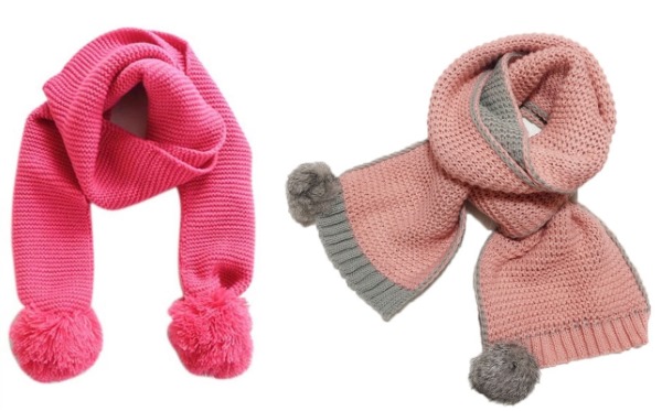 Schals für Mädchen gestrickt. Muster und Beschreibungen zum einfachen und schönen Stricken