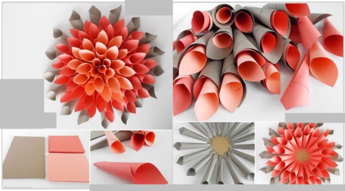 DIY-Papierbasteln für Kinder. Origami-Muster für Neujahr, 8. März, Geburtstag
