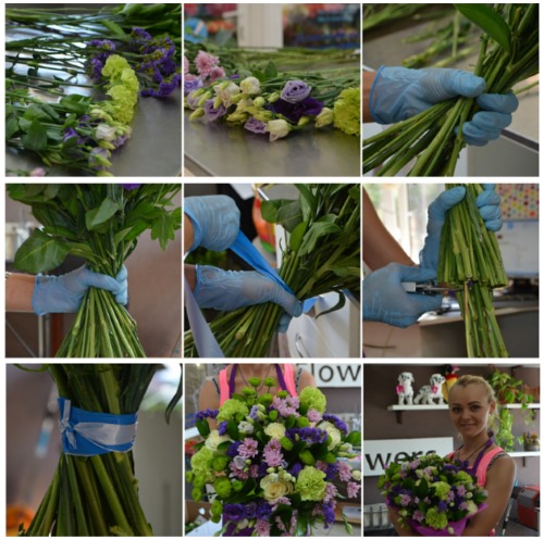 Floristik für Anfänger Schritt für Schritt. Blumensträuße zusammenstellen, Deko-Training, Fotos, Video-Tutorials