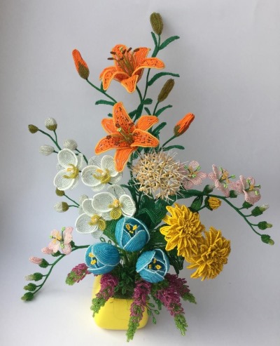 Floristik für Anfänger Schritt für Schritt. Blumensträuße zusammenstellen, Deko-Training, Fotos, Video-Tutorials