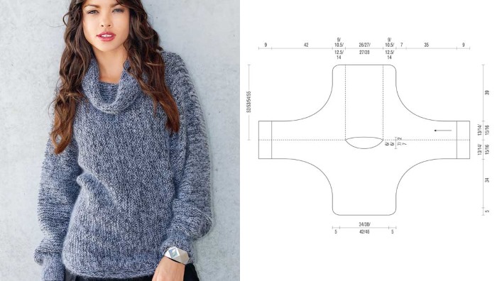 Modische Pullover für Damen 2024. Muster, Strickbeschreibung, Meisterklasse