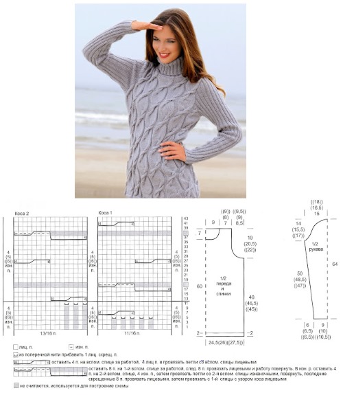 Modische Pullover für Damen 2024. Muster, Strickbeschreibung, Meisterklasse