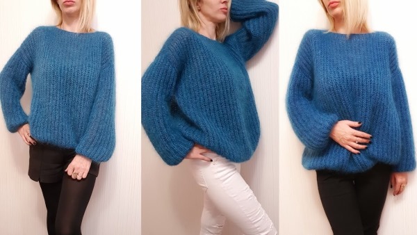 Modische Pullover für Damen 2024. Muster, Strickbeschreibung, Meisterklasse