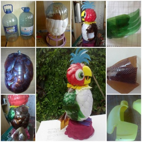 Basteln aus Plastikflaschen für Schule, Kindergarten. Meisterkurse, Schritt-für-Schritt-Anleitungen, Fotos