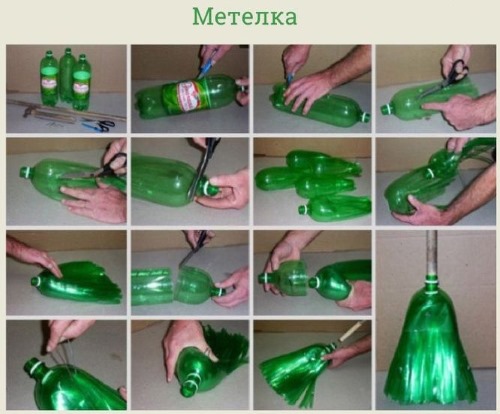 Basteln aus Plastikflaschen zum Selbermachen für die Hütte, den Garten, den Gemüsegarten, den Kindergarten, die Schule. Foto