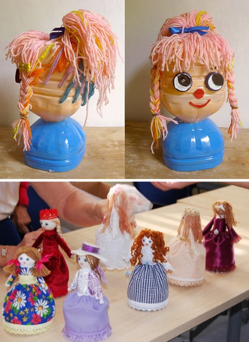 Basteln aus Plastikflaschen für Schule, Kindergarten. Meisterkurse, Schritt-für-Schritt-Anleitungen, Fotos