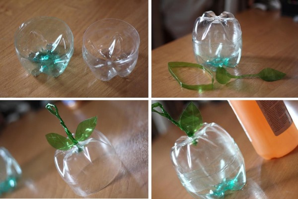 Basteln aus Plastikflaschen für Schule, Kindergarten. Meisterkurse, Schritt-für-Schritt-Anleitungen, Fotos