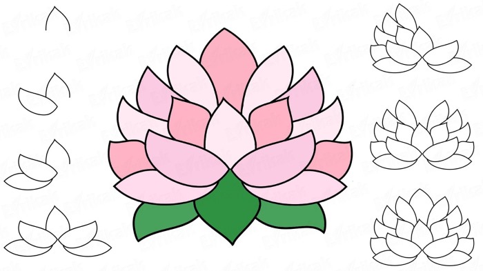 Schritt für Schritt Zeichnen mit Bleistift für Anfänger. Blumen, Porträt, menschliches Gesicht, Augen, 3D-Zeichnungen. Schritt-für-Schritt-Lektionen