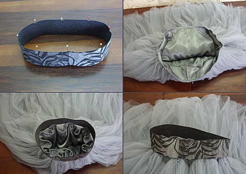 Tutu-Rock für Mädchen. So machen Sie es selbst aus Tüll, auf einem Gummiband mit Löchern, Satinband