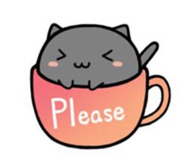 Kawaii-Bilder für LD-Mädchen, Ausdrucke, Kopieren. Essen und Trinken, leicht und schön