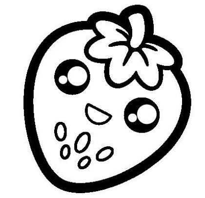 Kawaii-Bilder für LD-Mädchen, Ausdrucke, Kopieren. Essen und Trinken, leicht und schön