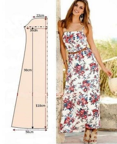 Wie man ein Trapezkleid für ein Mädchen näht. Schritt-für-Schritt-Anleitung mit Fotos, Schnittmuster