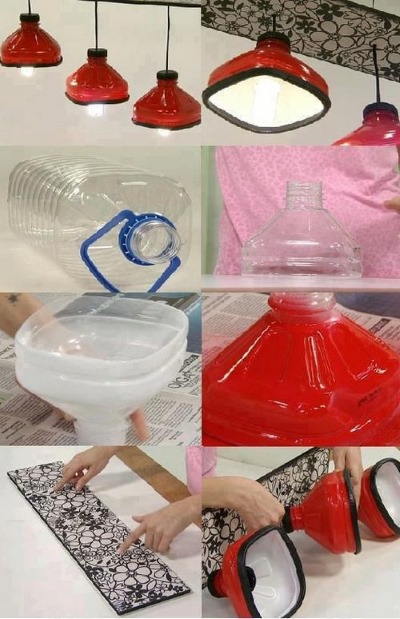 Basteln aus Plastikflaschen zum Selbermachen für die Hütte, den Garten, den Gemüsegarten, den Kindergarten, die Schule. Foto
