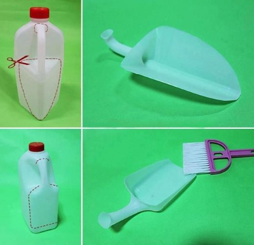 Basteln aus Plastikflaschen zum Selbermachen für die Hütte, den Garten, den Gemüsegarten, den Kindergarten, die Schule. Foto