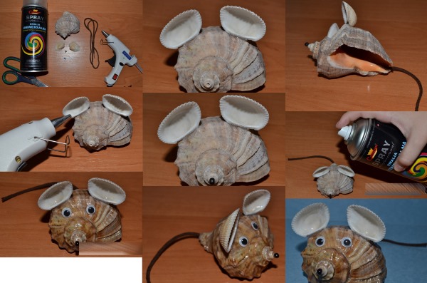 Was man mit eigenen Händen aus Muscheln machen kann. Basteln für Anfänger, Kinder. Anleitungen, Fotos