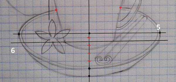 Disegni a matita sulle celle di un quaderno, diario personale. Masterclass per principianti: complesso, piccolo, 3D