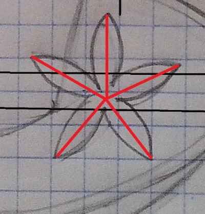 Disegni a matita sulle celle di un quaderno, diario personale. Masterclass per principianti: complesso, piccolo, 3D