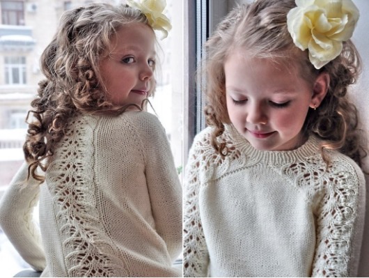 Stricken für Mädchen. Modische Modelle, Muster mit Beschreibungen von Strickwaren