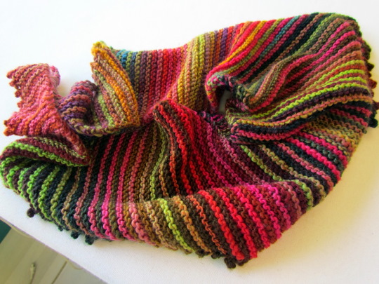 So stricken Sie einen Baktus mit Stricknadeln. Muster und Beschreibung von durchbrochenem Schal, Schal, Kinderschal-Snood