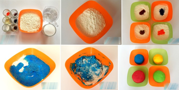 Wie man zu Hause Plastilin aus Mehl, Wasser und Salz, Teig, Stärke und Haarspülung herstellt