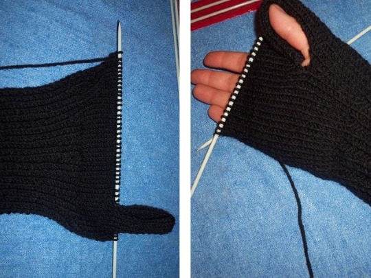 So stricken Sie Fäustlinge mit Stricknadeln. Schemata und Schritt-für-Schritt-Beschreibung für Anfänger